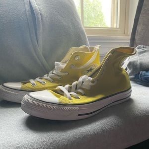 Yellow Converse.